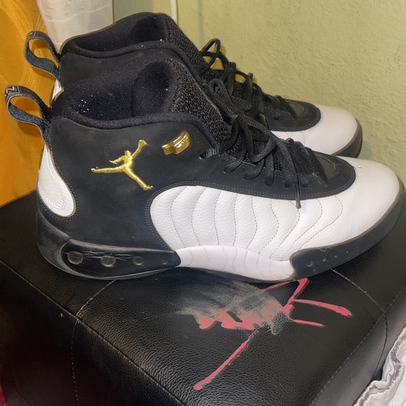 Eddie Jones Jordan’s SIZE 13 black and white great shape keeped in box.. - Picture 4 of 4